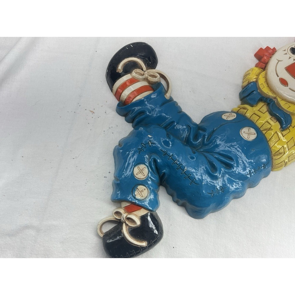 Set 2 Vintage 1977 Raggedy Ann And Andy Wall Hanging Decor Bobbs Merrill Co. 13" - Picture 7 of 14